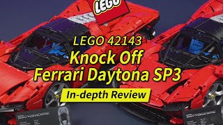 What Can You Get For 1/10 The Price? Knock Off Lego 42143 Ferrari Daytona SP3 Review