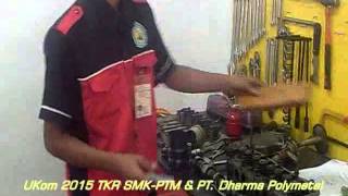Engine Toyota 4K pada Uji Kompetensi TKR - Siswa : Agi Firmansyah