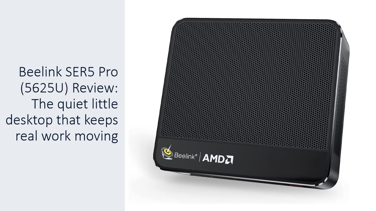 Beelink SER5 Pro (5625U) Review: The quiet little desktop that