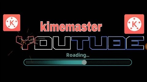 how to make youtube channel intro in kinemaster Tutorial |