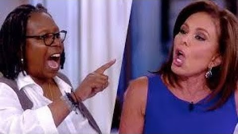 (Special) Whoopi Goldberg & Judge Jeanine Get Into Screaming Match on ABC