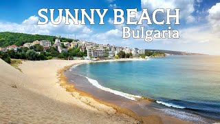 🇧🇬 Sunny Beach Walking Tour in October | Bulgaria | 4K 60fps