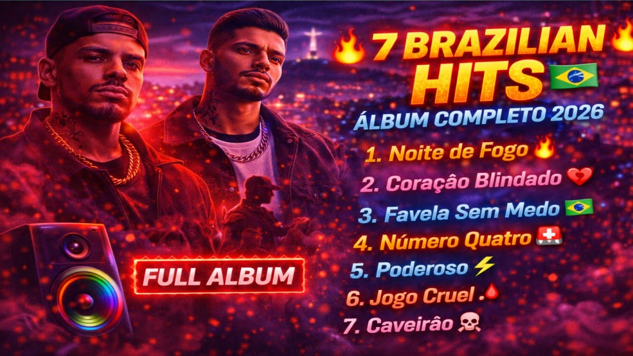 7 BRAZILIAN HITS 🇧🇷🔥 | ÁLBUM COMPLETO 2026 | Trap & Drill Brasil (Jukebox Oficial)