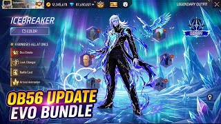 Naruto Chapter 2 Return Event 💥🤯 | Ob56 Icebreaker Evo Bundle | free fire new event | ff new event