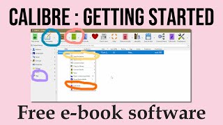 CALIBRE :  how to use the free ebook software [Getting Started] screenshot 1
