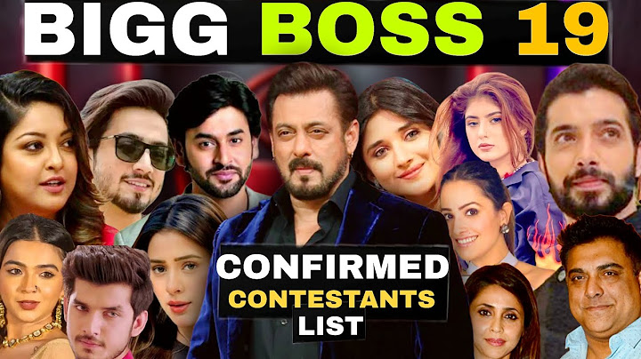 The complete list of Bigg Boss 19 is out. This time there will be chaos and uproar!