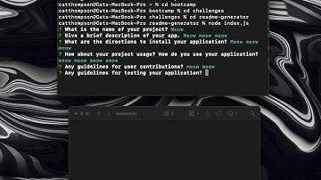 DEMO Node.js Challenge: Professional README Generator