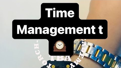 Time Management || CSS - PMS Preparation