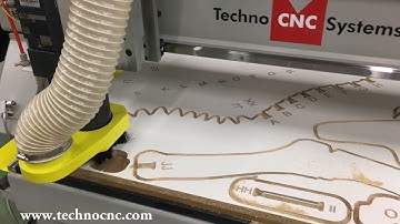 NEW HD II CNC Router Cutting Nested Parts