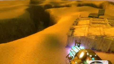 Nuke test in desert in Gmod