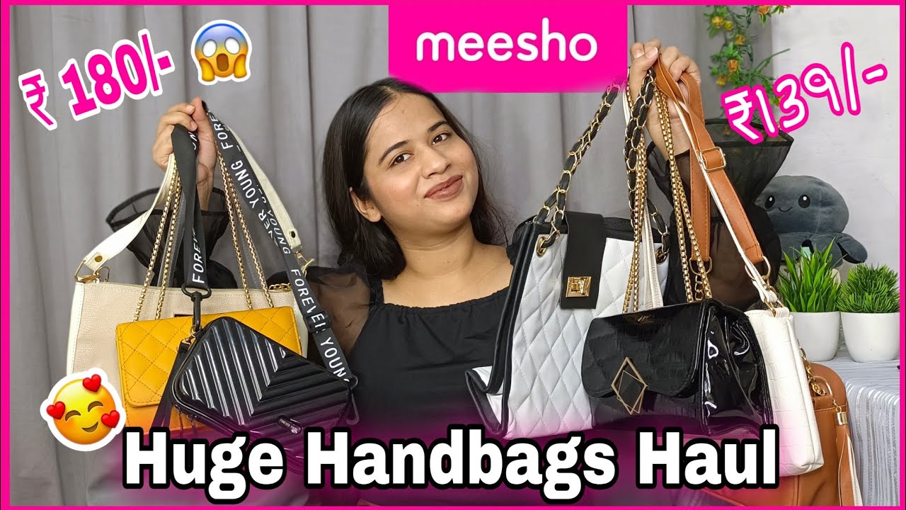 Meesho Trendy Bags Haul Starting 140 Rs. || Sling Bag, Shoulder Bag, # ...