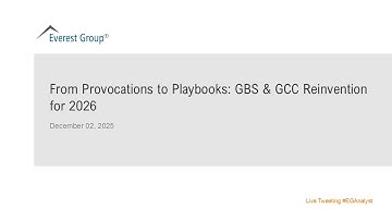 OnDemand Webinar: From Provocations to Playbooks: GBS Reinvention for 2026