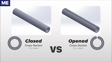 is Opened cross-section stronger than Closed one?? | Additionals |