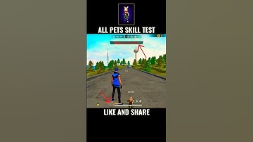 ALL PETS SKILL TEST (PART-1) || #shorts #ffmax #ff #ob49 #all #pets #skill #test #part1 #skilltest