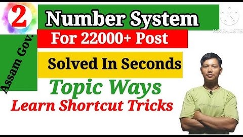 Topic 2//Number System Tricks By Sanusir//Maths Tricks For 22000+ Posts//SanuSir Maths