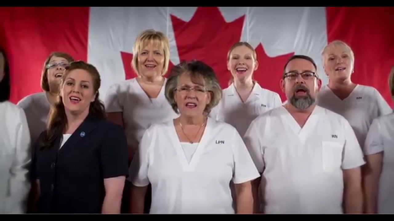 Nova Scotia Nurses' Union O Canada YouTube