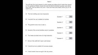 Listening B2, FCE Practice Plus 2 (2015), Test 8, Part 3