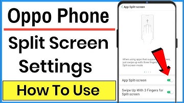 Oppo Mobile Me Split Screen Kaise Kare | How To Split Screen In Oppo