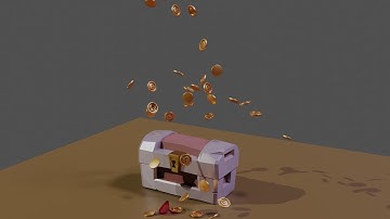 Blender 2.8 : pirate chest