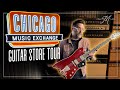 Chicago music exchange guitar store tours  mythos pedals