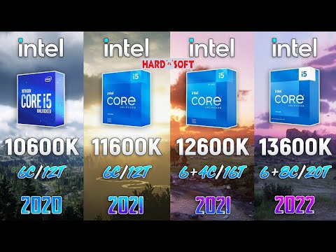 i5 10600K vs i5 11600K vs i5 12600K vs i5 13600K / Which is Better?