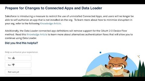 OAuth 2.0 Device Flow | Approve Uninstalled Connected Apps | DataLoader OAuth2.0 Device Flow Removal