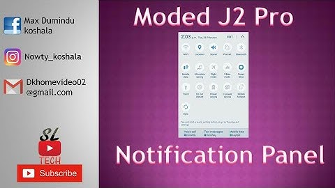 Moded j2 pro or j2 6 notification panel without root