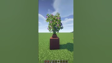 Small But Cool Azalea Bush in Minecraft! #shorts