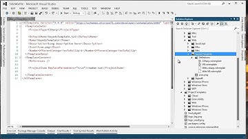 How to create a Visual Studio Item Templates SideWaffle