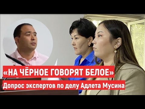 «На чёрное говорят белое». Допрос экспертов по делу Адлета Мусина