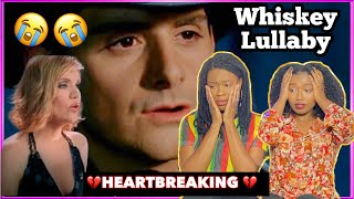 FIRST TIME REACTING TO Brad Paisley - Whiskey Lullaby 🥺😭