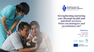 Webinar | Strengthening nurturing care through health and nutrition services (English)