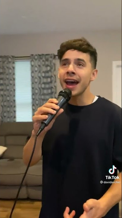 DAVID ARCHULETA SINGING RAINBOW BY SOUTH BORDER ON TIKTOK