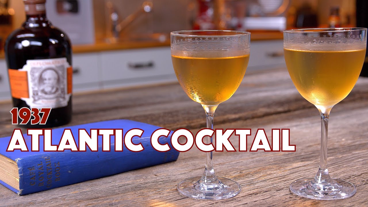 1937 Atlantic Rum Cocktail - Cocktails After Dark - Glen And Friends Cocktails | Glen And Friends Cooking