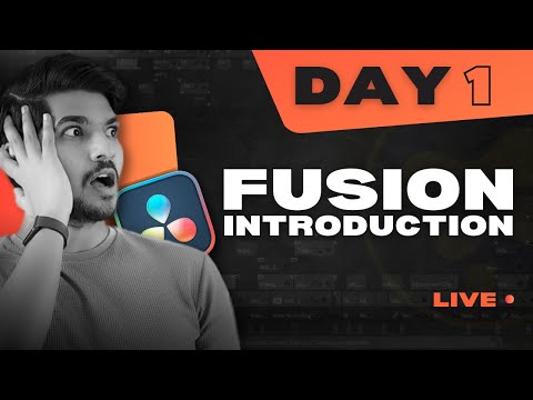 DaVinci Resolve Fusion Basics | Interface, Nodes, Use & Importance | Live In Hindi
