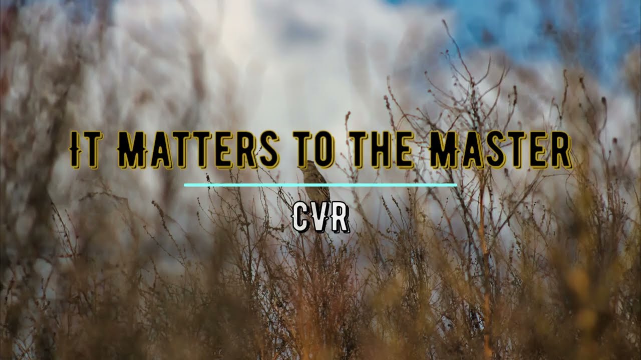 CVR - It matters to the master