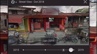 Google map street view  (Change years)