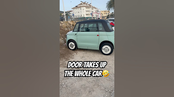 WORLDS SMALLEST CAR…NAH😂