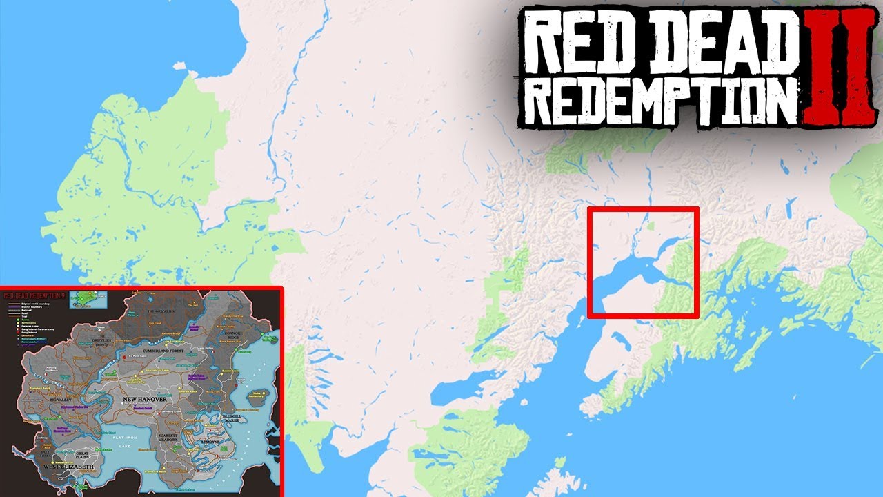 Red Dead Redemption 2's Full Map Has Been Leaked