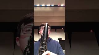 crazy bass clarinet lick