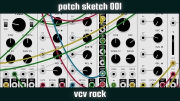 PATCH SKETCH 001 - First Patch Trance [VCV Rack]