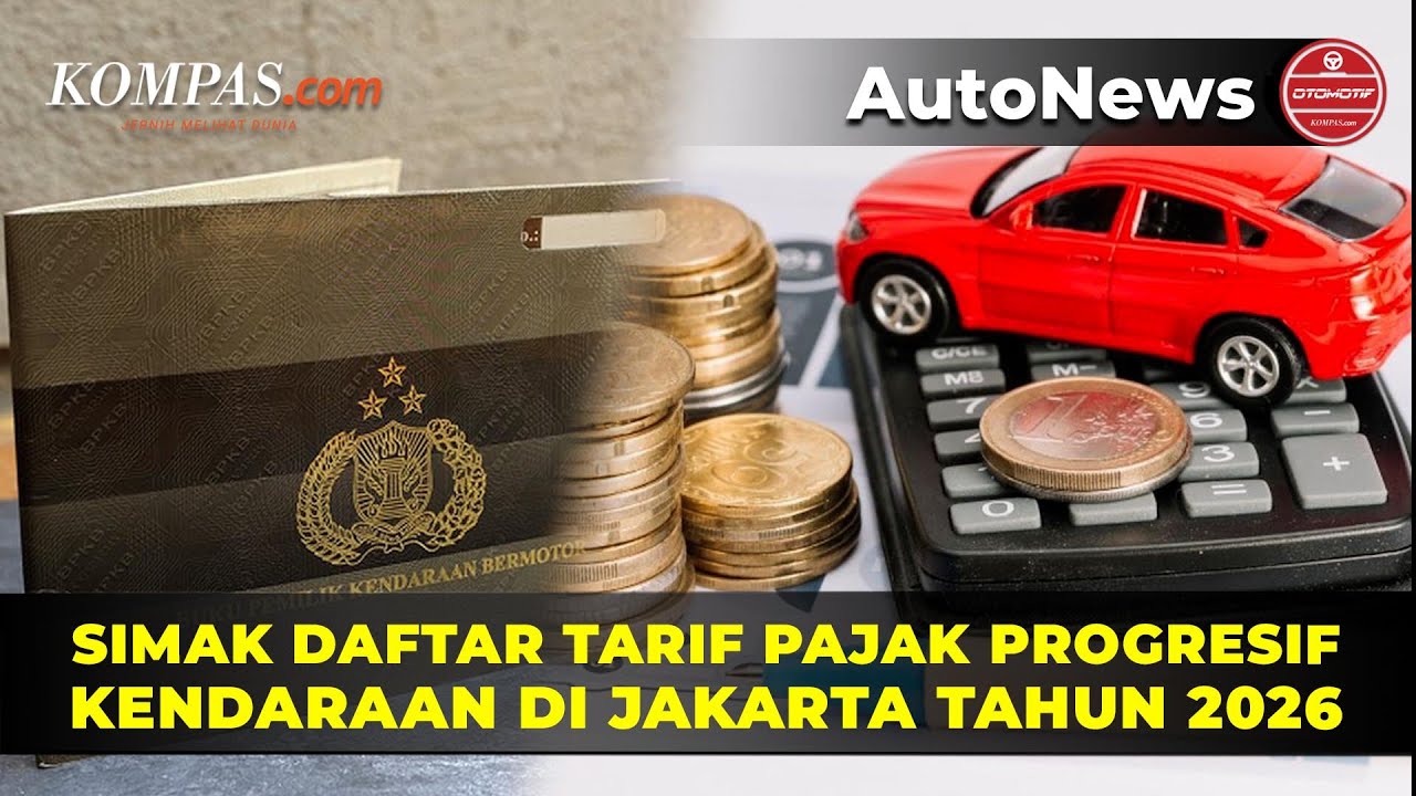Daftar Tarif Pajak Progresif Kendaraan Bermotor di Jakarta Tahun 2026