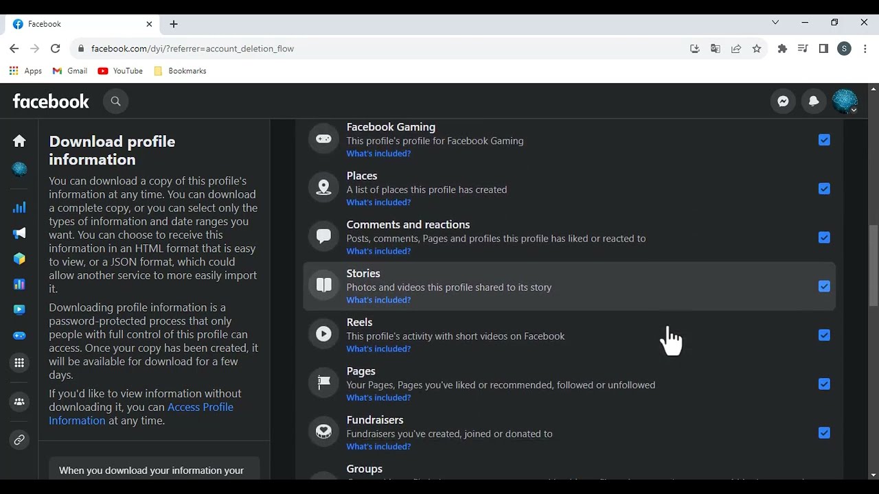 How to Download a Copy of Your Facebook Page's Data