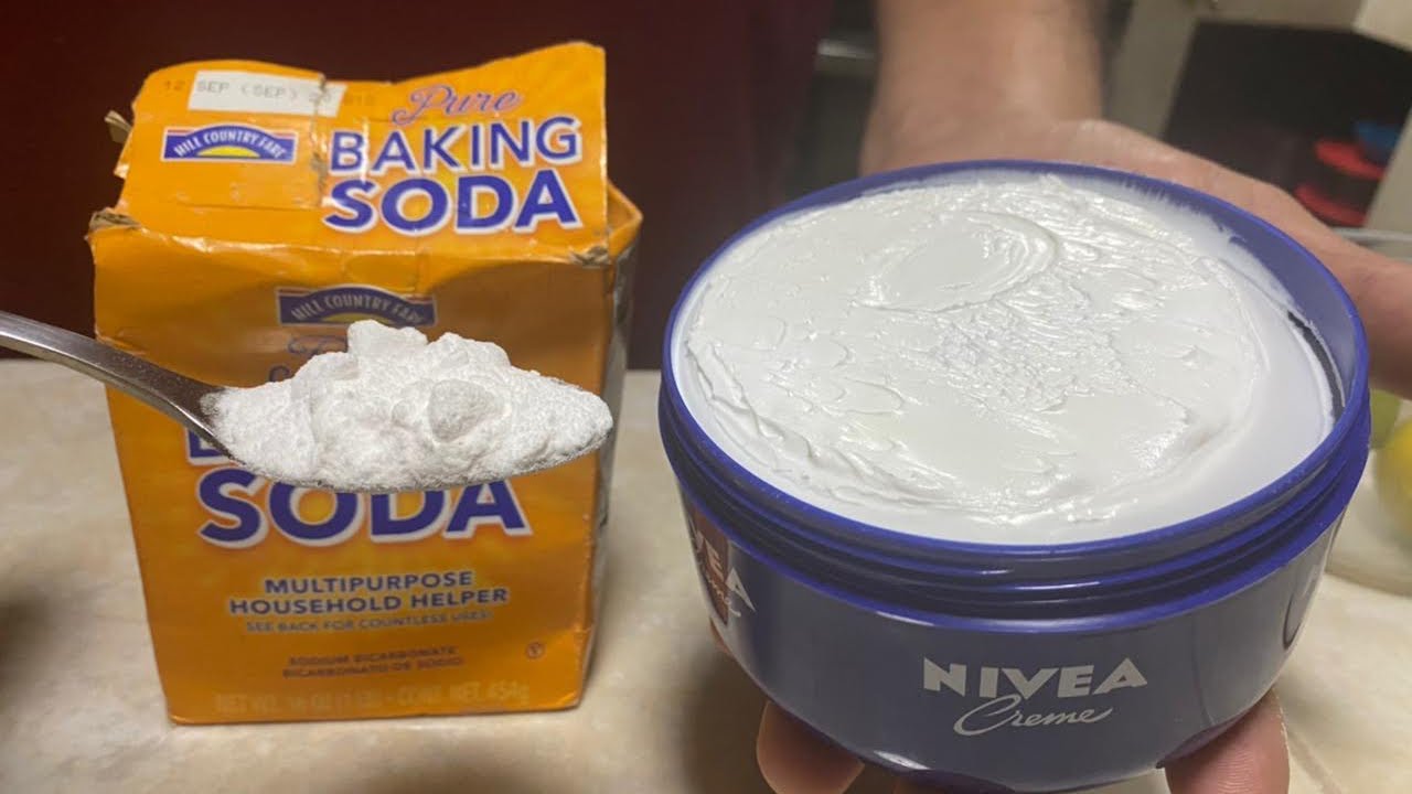 Mezcla Crema Nivea con Bicarbonato de Sodio, realiza esta receta y sus resultados te sorprender�n!