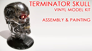 TERMINATOR SKULL - VINYL MODEL KIT - 1/1 SCALE - ASSEMBLY & PAINTING