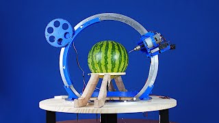 Building a Watermelon Carving Robot with my 200IQ big brain