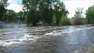 North Platte River Flood in Saratoga, WY June 10, 2010