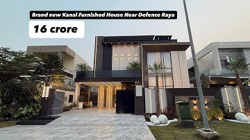 Inside PKR 16 crore kanal FURNISHED house near Defence Raya Dha Phase 6 Lahore 