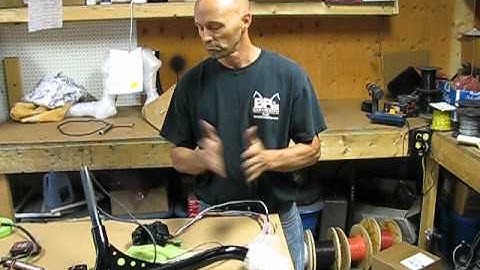 BR show you how nice and easy put the wires in his custom bars