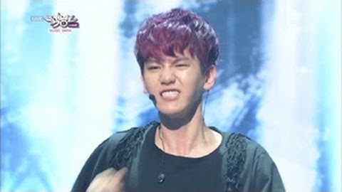 EXO - Wolf (2013.06.22) [Music Bank w/ Eng Lyrics]
